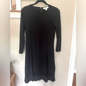 Michael Kors high neck mesh combo dress